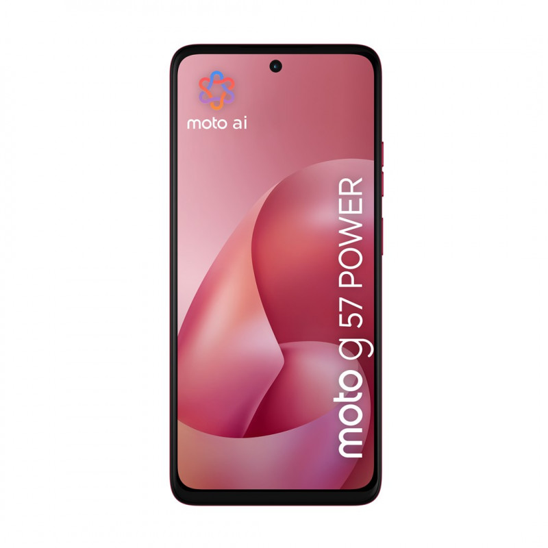 Motorola moto g57 power 5G išmanusis telefonas 12GB/256GB, 6,72 inch, 7000 mAh, Dual SIM, Android 16, rožinis