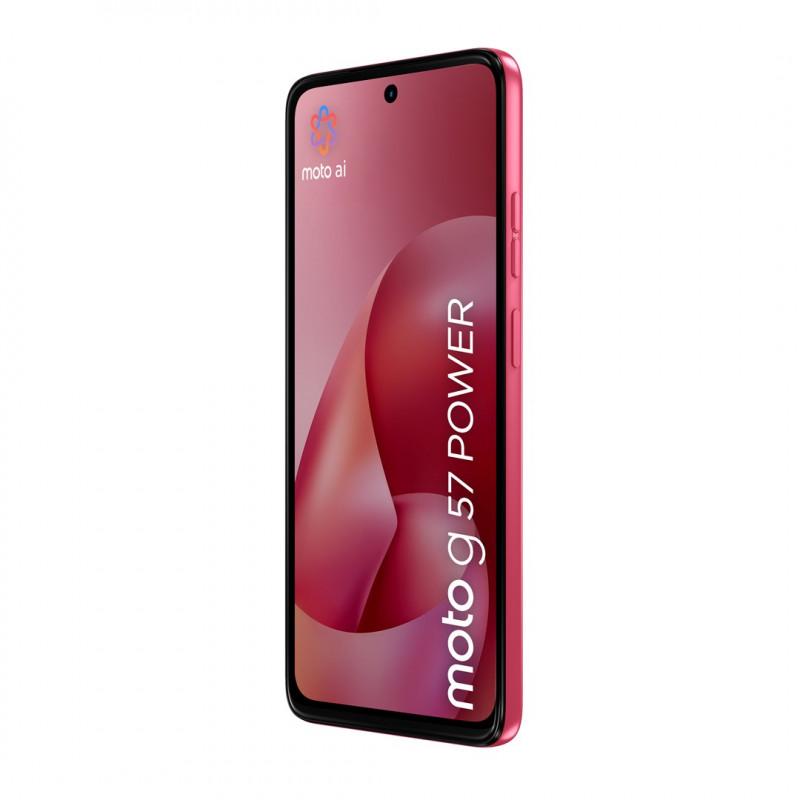 Motorola moto g57 power 5G išmanusis telefonas 12GB/256GB, 6,72 inch, 7000 mAh, Dual SIM, Android 16, rožinis
