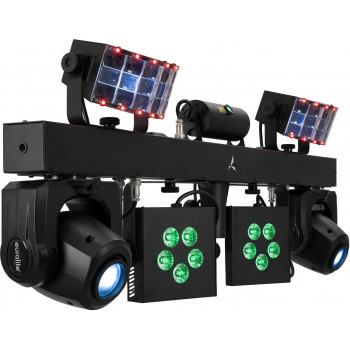 Eurolite LED KLS Move FX kompaktinis šviesos rinkinys AIR (42109920)