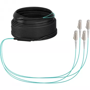 EFB-Elektronik OM3 magistralinis šviesolaidinis kabelis U-DQ(ZN)BH, 4 skaidulos, 1x4 LC–LC, 30 m, Dca, LSZH (O8303S30OM3)