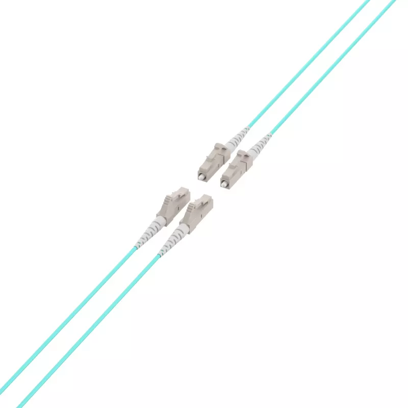 EFB-Elektronik OM3 magistralinis šviesolaidinis kabelis U-DQ(ZN)BH, 4 skaidulos, 1x4 LC–LC, 30 m, Dca, LSZH (O8303S30OM3)