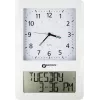 Geemarc VISO50 radijo bangomis valdomas sieninis laikrodis, baltas (VISO50_WH_VDE)