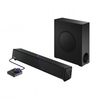 ASUS ROG Gjallar Dolby Atmos 2.1.2 žaidimų garso juosta su belaidžiu žemųjų dažnių garsiakalbiu