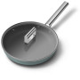 Smeg FPF2802EGM keptuvė, 28 cm, keramikinė danga, nerūdijančio plieno rankena, smaragdo žalios spalvos