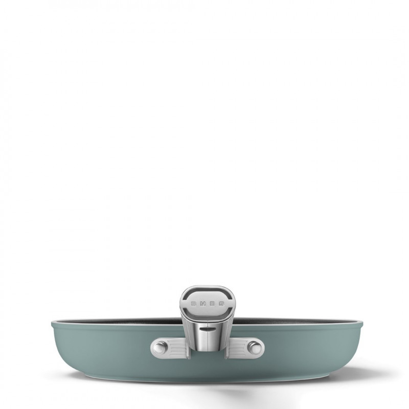 Smeg FPF2802EGM keptuvė, 28 cm, keramikinė danga, nerūdijančio plieno rankena, smaragdo žalios spalvos