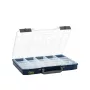 raaco Carry Lite smulkių detalių lagaminėlis 25/2 skyrių, P415xG330xA57mm, mėlynas