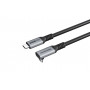 Mercodan 90° kampu USB-C kabelis, 5 m (580340439)