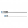 Goobay Slim Cat6a U/FTP tinklo kabelis RJ45, 1 m, pilkas