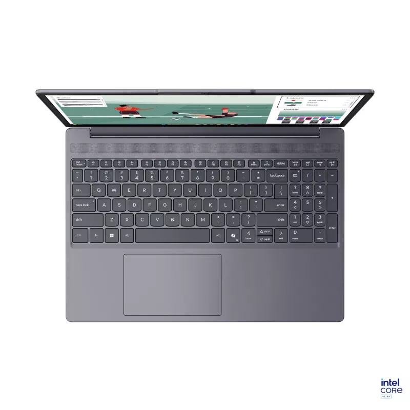 Lenovo IdeaPad Slim 3 15IPH11 15,3 inch WQXGA OLED nešiojamasis kompiuteris – Intel Core Ultra 5 322, 16GB RAM, 512GB SSD, Windows 11 Home, Luna Grey