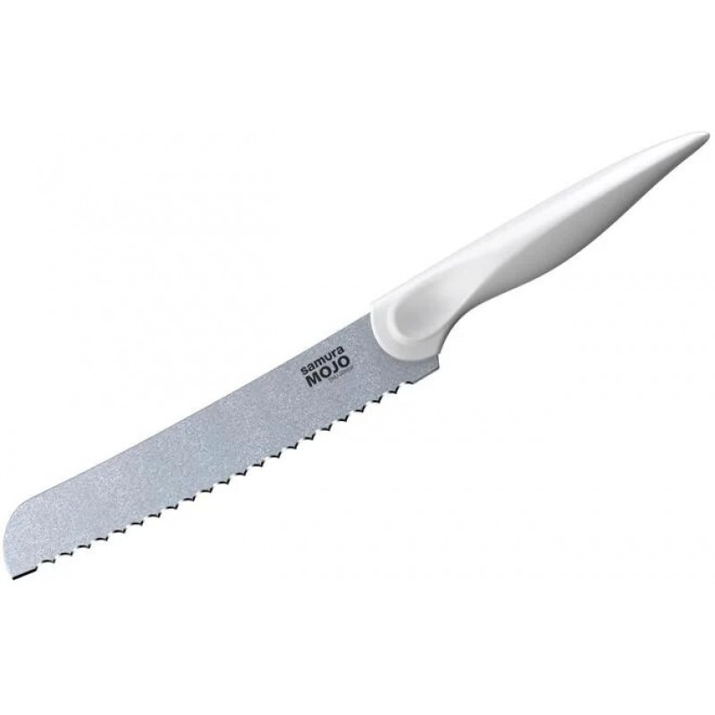 Samura MOJO 6 peilių rinkinys su stovu, baltos rankenos (SMJ-06W)