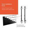 Vogel's INT 8212 sieninis laikiklis LG dvLED „All-in-One“ ekranams