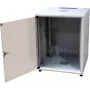 IT-Budget 19 inch tinklo spintelė SJB, 12U, WxD 600x600 mm, stiklinės durelės, galinė panelė, šviesiai pilka (W-3987-01-02-011-BBL)