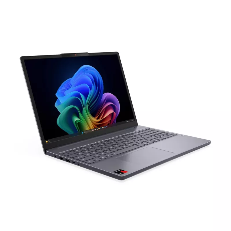 Lenovo IdeaPad Slim 3 15Q8X10 15,1 inch WQXGA OLED nešiojamasis kompiuteris – Qualcomm Snapdragon X1-26-100, 16GB RAM, 512GB SSD, Windows 11 Home, Luna Grey