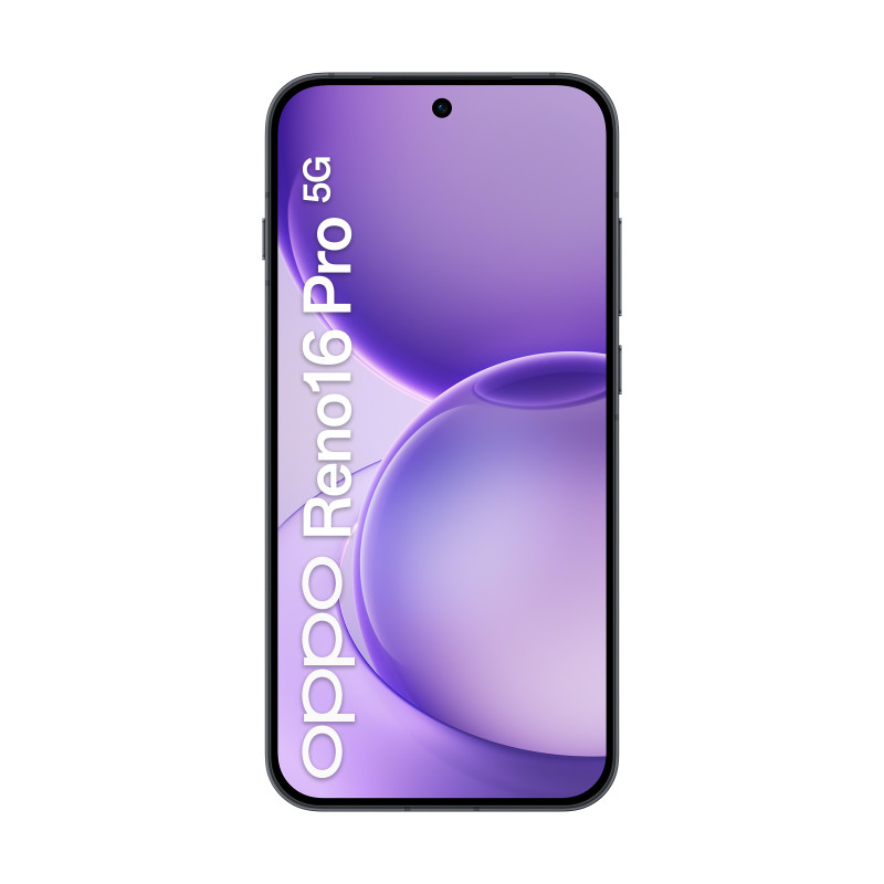 Išmanusis telefonas OPPO Reno16 Pro 5G Dual SIM 12GB RAM 512GB, Starlight Black (CPH2863)