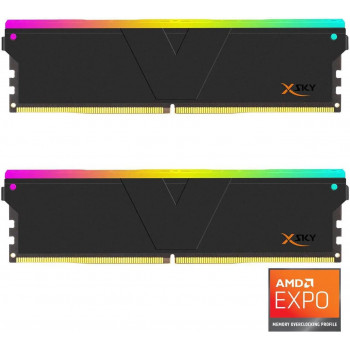 V-Color Manta XSky DDR5-6000 RAM, CL28, EXPO - 32 GB dvigubas rinkinys, juodas