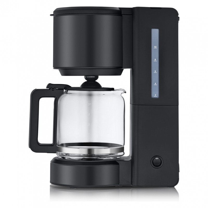 WMF Stelio kavos aparatas su stikliniu ąsočiu, Deep Black (412150071)