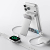 SHARGE ICEMAG 3 nešiojamas akumuliatorius, 10 000 mAh, 25 W Qi2, 35 W USB-C, baltas