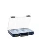 raaco CarryLite 55 4x8-16 smulkių detalių dėžė, 16 skyrių, mėlyna, B337xD278xH57mm
