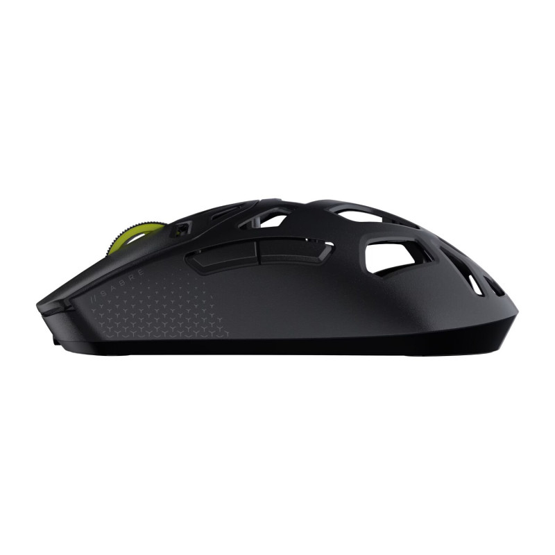 Corsair SABRE V2 PRO belaidė žaidimų pelė, 2.4GHz / Bluetooth / USB-C, juoda (CH-931G100-WW)