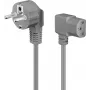 DSIT maitinimo laidas Schuko į IEC C13, 2 m, pilkas