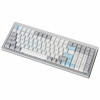 Ducky Cushion 98 žaidimų klaviatūra, 96%, US išdėstymas (ANSI), Shush žali jungikliai - sidabrinė (DKCUS2598-DDUSPHCC4S1)