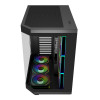 FSP U580 ARGB ATX Ultra bokštas korpusas žaidimams - juodas