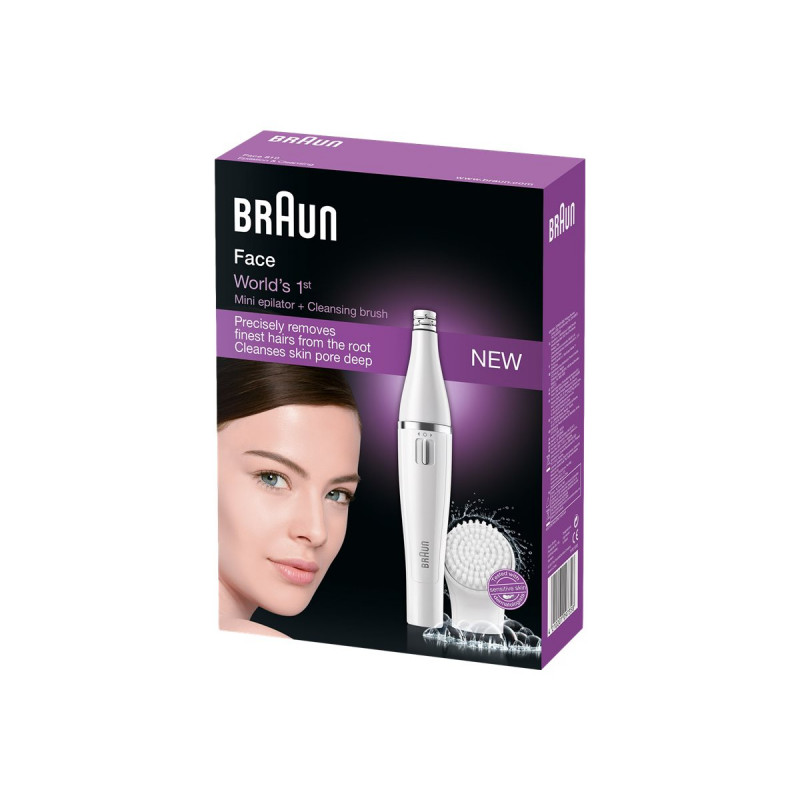 Braun Face SE810 veido epiliatorius su valymo šepetėlio galvute