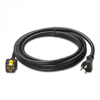 APC maitinimo kabelis su fiksavimo jungtimis C19 – 5-20P, 3,0 m, 120 V