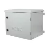 Allnet SO serijos 19 inch 12U IP55 sieninis korpusas, 638 mm gylio, su 4 krypčių ventiliatoriaus bloku, šviesiai pilkas (ALL-SO03-6612-G-DGRAUV2)