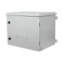 Allnet SO serijos 19 inch 12U IP55 sieninis korpusas, 638 mm gylio, su 4 krypčių ventiliatoriaus bloku, šviesiai pilkas (ALL-SO03-6612-G-DGRAUV2)