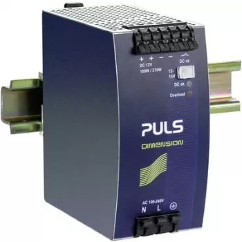 PULS DIMENSION QS10.121 DIN-bėgio maitinimo šaltinis, 12 V DC, 15 A, 180 W