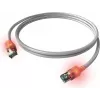 ZVK EasyLan Cat6a LED tinklo kabelis RJ45, ekranuotas, 7,5 m, turkio spalvos