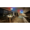 Osram SMART+ WiFi Orbis Magic sieninė/lubų šviestuvas 500 mm, RGB+TW, reguliuojamo ryškumo, 38 W - juodas/baltas