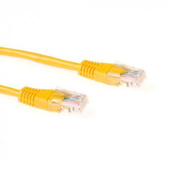 ACT Cat5e U/UTP komutacinis kabelis RJ45, 7 m, geltonas