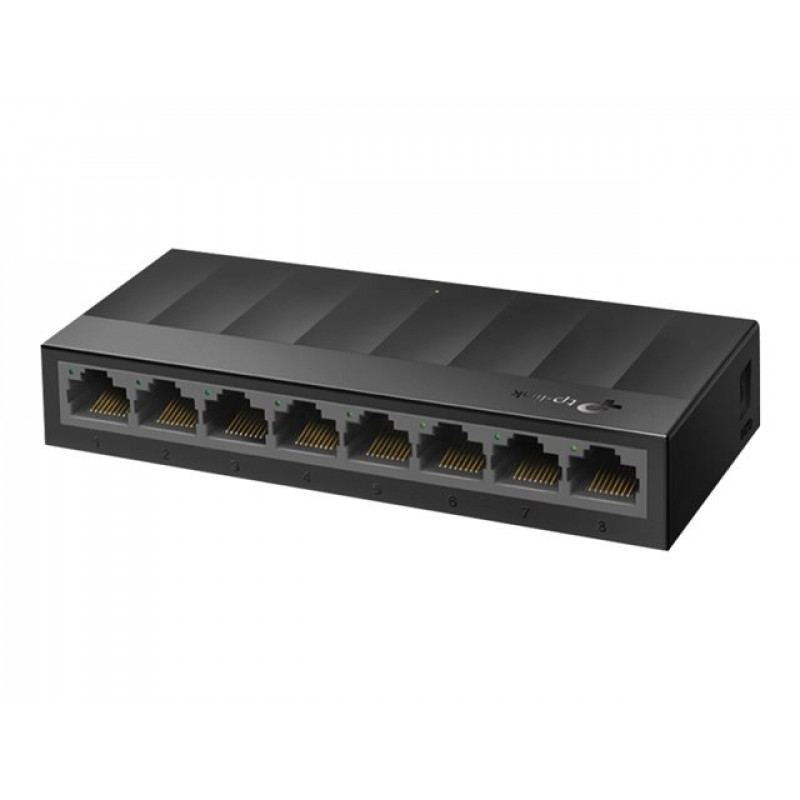 TP-Link TL-LS1008G komutatorius, 8x 10/100/1000 Mbps