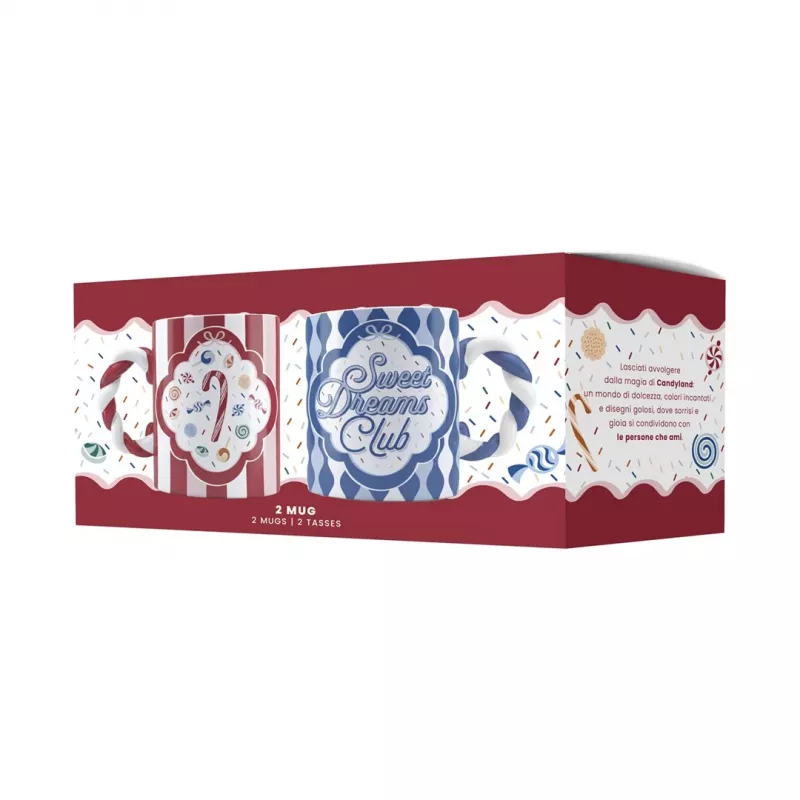 Bialetti Candyland puodelių rinkinys, 2 vnt. x 300 ml