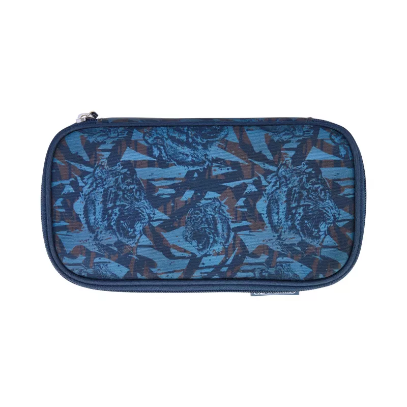herlitz be.bag beatBox pieštukų dėklas Camo Tiger, poliesteris, XXL užtrauktuku pagrindinis skyrius