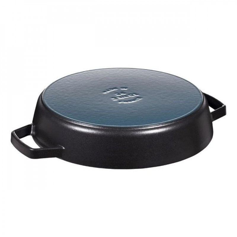 Zwilling Staub ketaus keptuvė su 2 rankenomis, 26 cm, šilkinė matinė juoda (40511-725-0)
