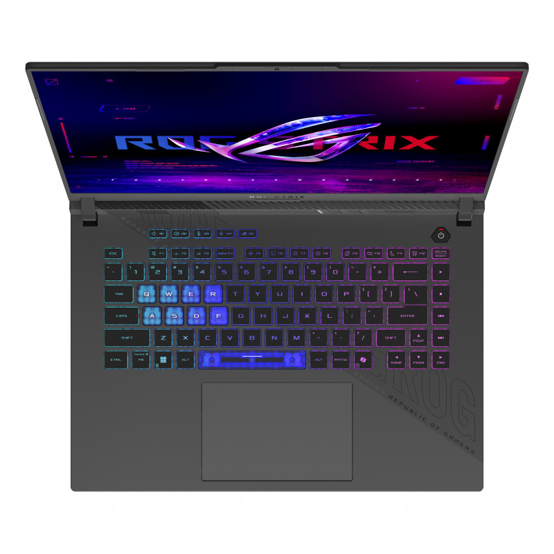 ASUS ROG Strix G16 G614PR-RV164W WUXGA nešiojamas kompiuteris - AMD Ryzen 9 8940HX, 16GB RAM, 512GB SSD, NVIDIA GeForce RTX 5070 Ti, Windows 11 Home