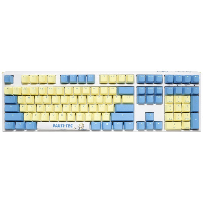 Ducky x Fallout Vault-Tec Limited Edition One 3 žaidimų klaviatūra – MX-Red (ANSI, US)