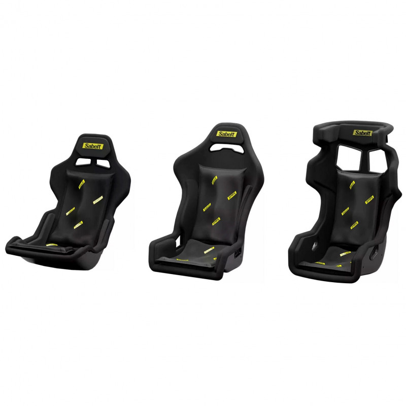 Sabelt Sim Foam Pro Kit atlošo pagalvėlė, formą išlaikanti, ergonomiška, 40x65 cm, juoda