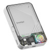 SHARGE ICEMAG 2 nešiojamas įkroviklis, 10000 mAh, 15 W Qi2, 30 W USB-C, permatomas