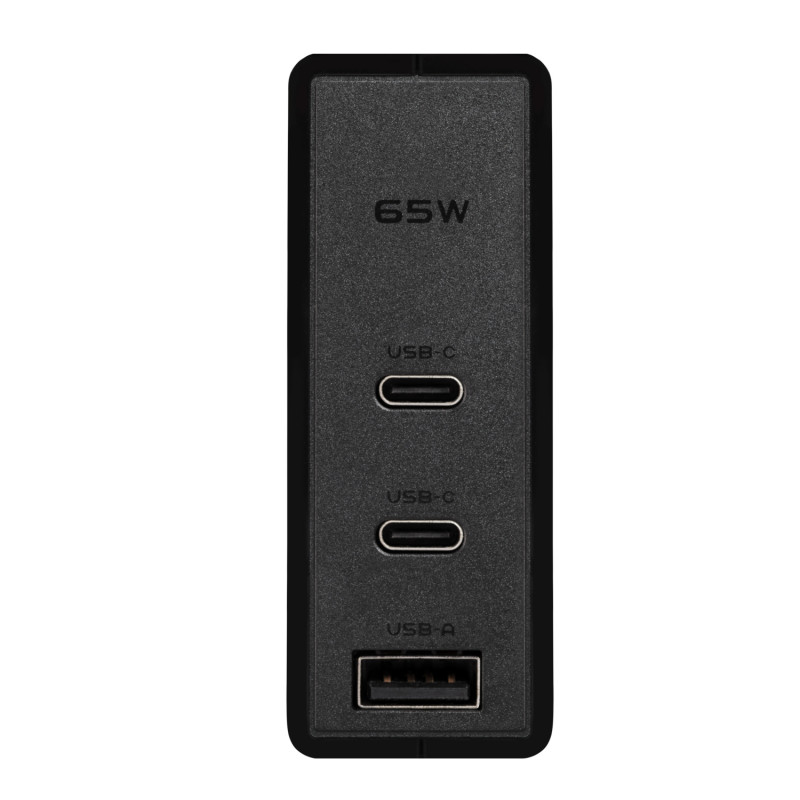 FSP 65W PD USB Type-C maitinimo adapteris su dviejų kontaktų kištuku