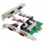 InLine® PCIe x1 sąsajos plokštė, 4x RS-232, žemo profilio