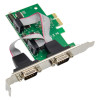 InLine® PCIe x1 sąsajos plokštė, 4x RS-232, žemo profilio