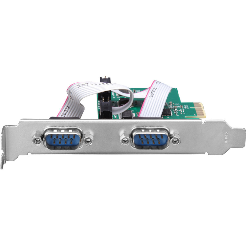 InLine® PCIe x1 sąsajos plokštė, 4x RS-232, žemo profilio