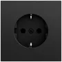 GIRA 418874 SCHUKO lizdas System 70 juodas