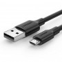 Ugreen USB kabelis USB-A į Micro-USB, 0,5 m, juodas