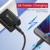 Ugreen USB kabelis USB-A į Micro-USB, 0,5 m, juodas