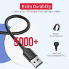 Ugreen USB kabelis USB-A į Micro-USB, 0,5 m, juodas